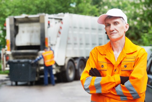 Commercial building waste removal in Balham