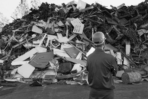 Professional office clearance team at work in Balham