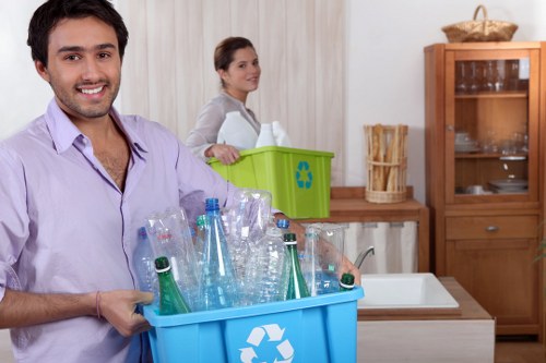 Eco-friendly garage clearance with recycling